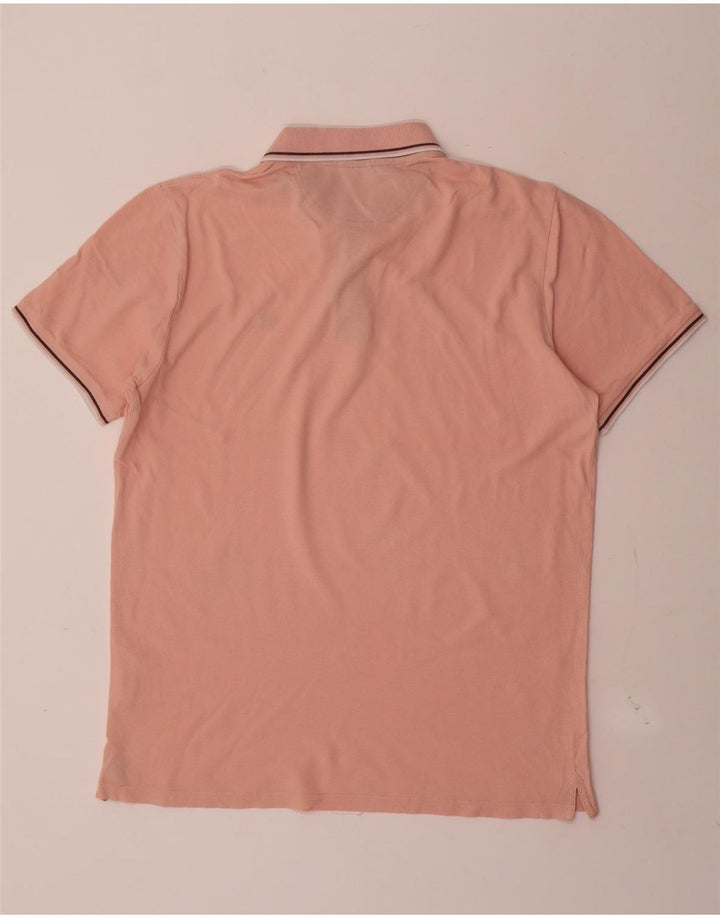 CHAMPION Mens Polo Shirt XL Pink Cotton