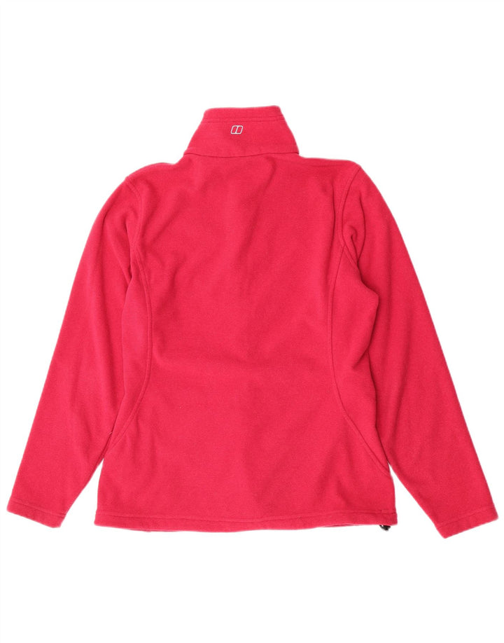 Berghaus Womens Tracksuit Top Jacket UK 12 Medium  Pink Polyester