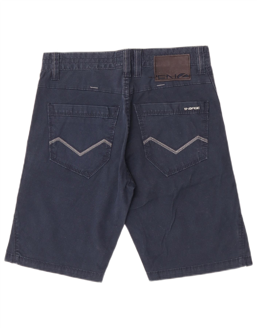 ENERGIE Mens Chino Shorts W29 Small  Navy Blue