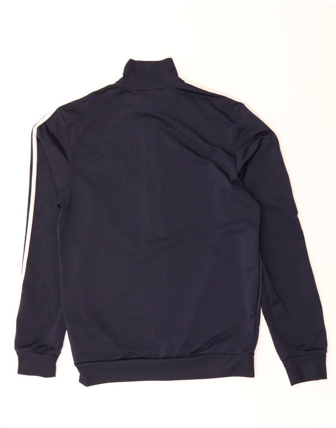 ADIDAS Mens Tracksuit Top Jacket Small Navy Blue Polyester