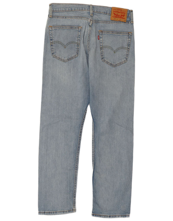Levi's Womens 502 Straight Jeans W32 L27 Blue Cotton