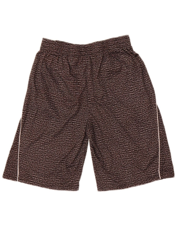 Puma Boys Sport Shorts 14-15 Years Large Black Flecked Polyester Sports