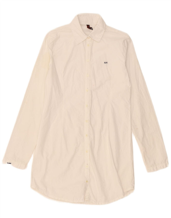Sun68 Womens Shirt Dress UK 10 Small White