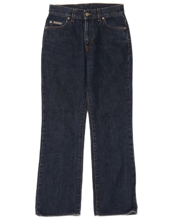 Calvin Klein Womens Straight Jeans W26 L27 Blue