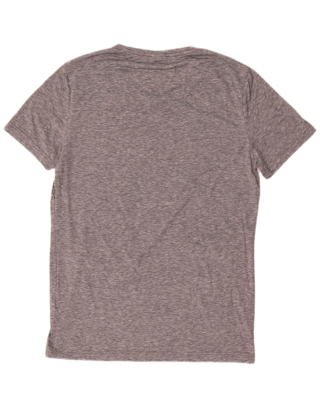 Hugo Boss Mens T-Shirt Top Medium Grey Geometric Polyester