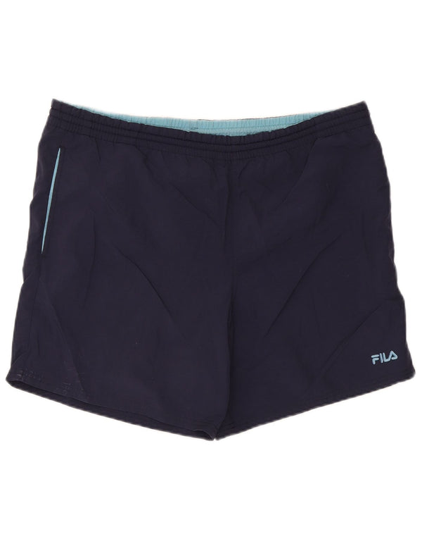 Fila Mens Sport Shorts Large Navy Blue Polyester