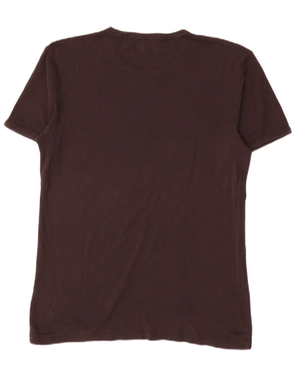 G-Star Womens Graphic T-Shirt Top UK 18 XL Black Cotton