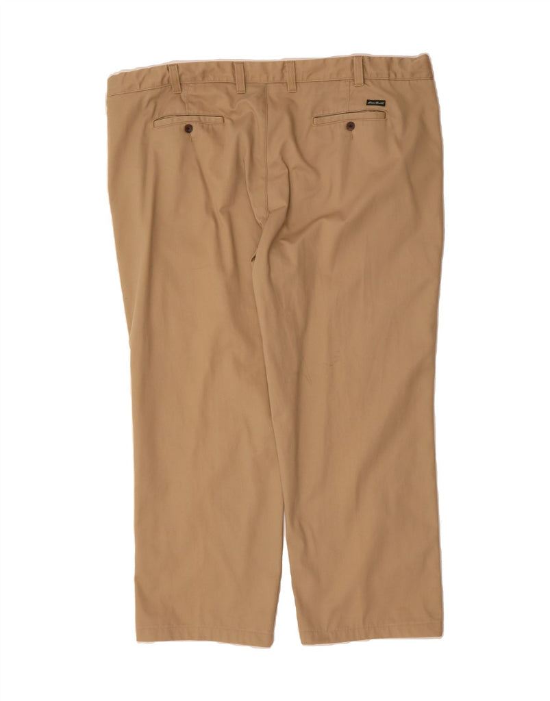 EDDIE BAUER Mens Relaxed Fit Chino Trousers W48 L31 Beige Cotton Vintage Eddie Bauer and Second-Hand Eddie Bauer from Messina Hembry 