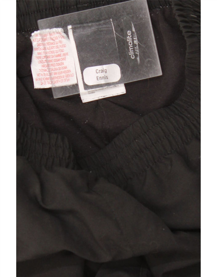 ADIDAS Boys Climalite Tracksuit Trousers Joggers 13-14 Years Black