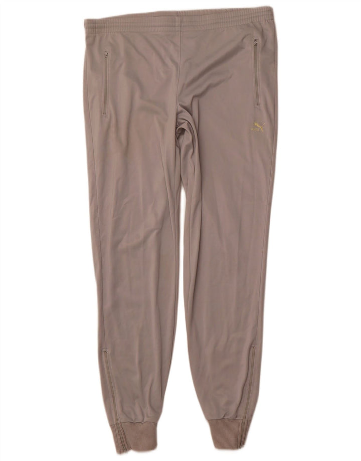 Puma Mens Full Tracksuit Large Grey Colourblock Polyester