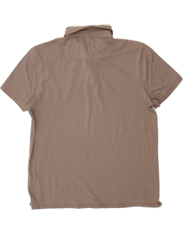 CALVIN KLEIN Mens Polo Shirt Large Grey Cotton Vintage Calvin Klein and Second-Hand Calvin Klein from Messina Hembry 
