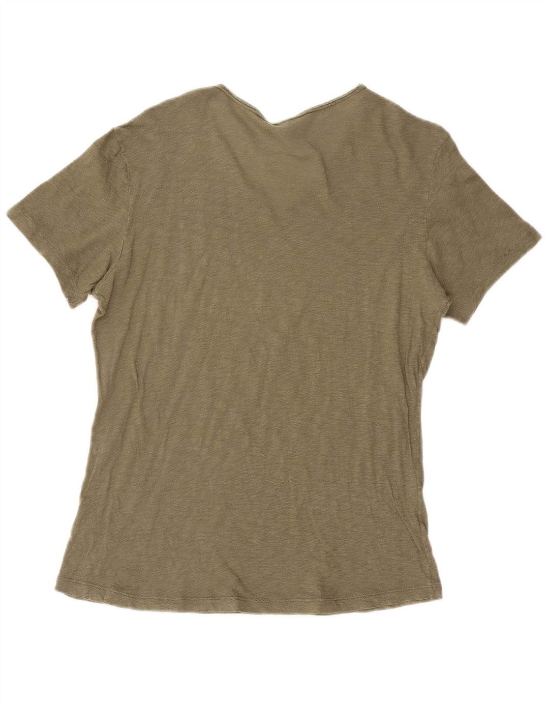 BENETTON Womens T-Shirt Top UK 16 Large Khaki