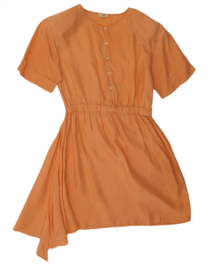 Balloon Womens Asymmetrical Dress EU 38 Medium Orange Silk