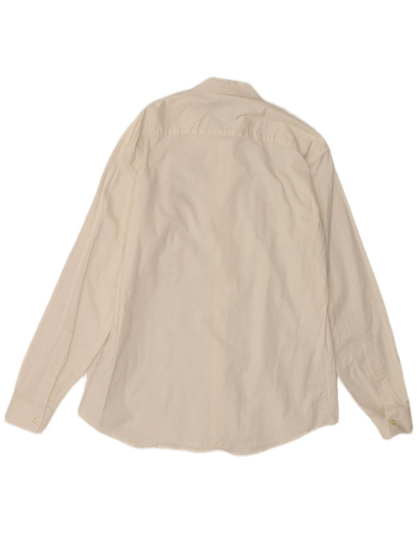 Marlboro Classics Mens Shirt Large White Cotton