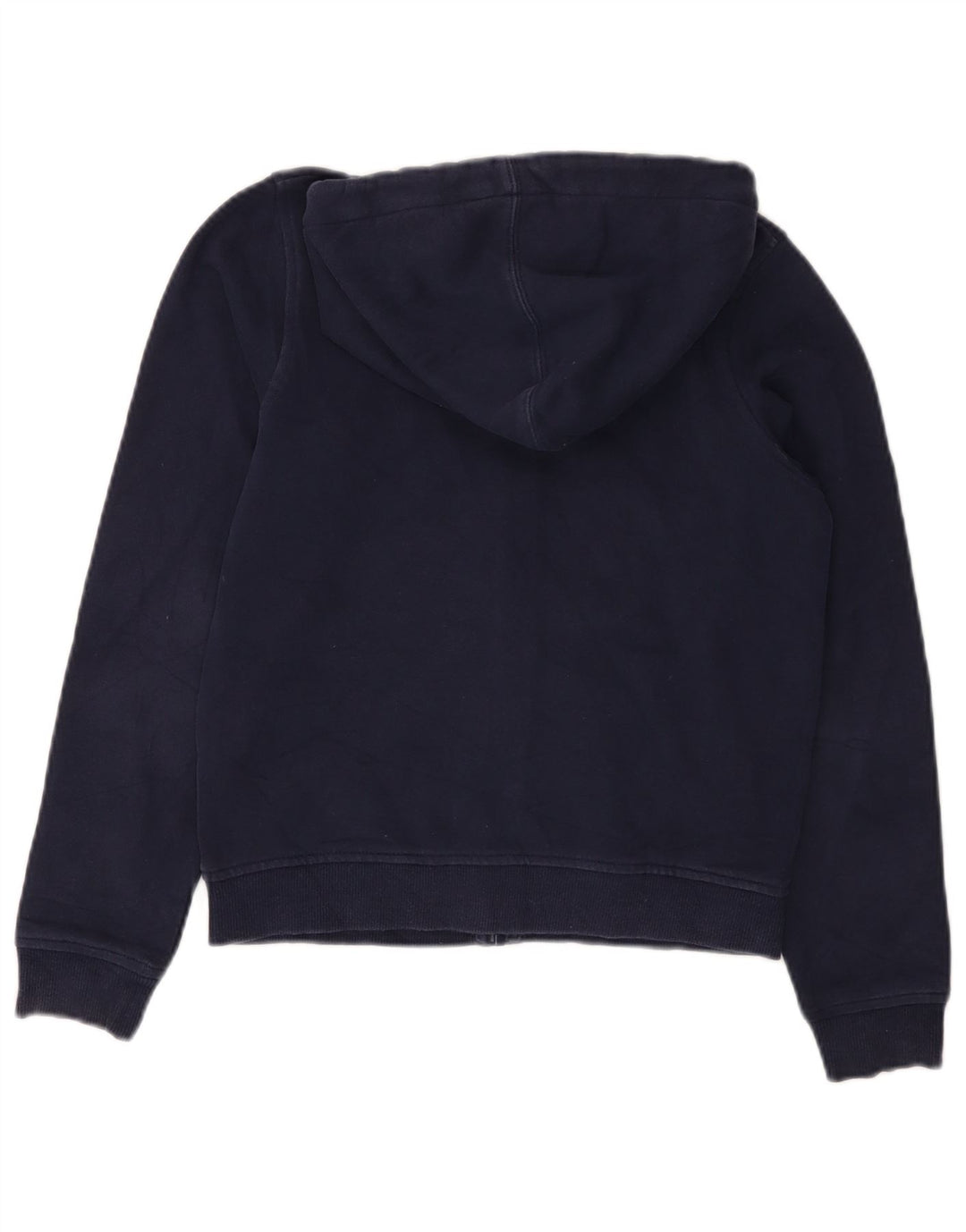 TIMBERLAND Boys Zip Hoodie Sweater 11-12 Years XS Navy Blue Cotton