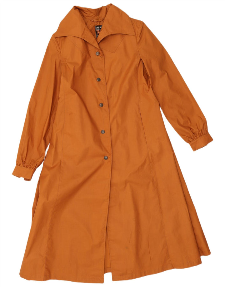 Ballarini Womens Overcoat UK 14 Medium Orange Polyester
