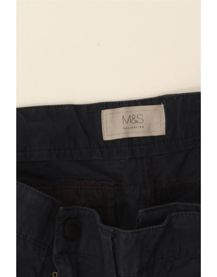 Marks & Spencer Mens Cargo Shorts W36 Large Navy Blue
