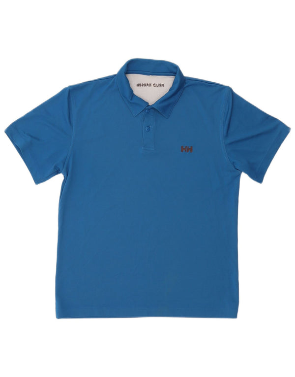 Helly Hansen Mens Polo Shirt Large Blue