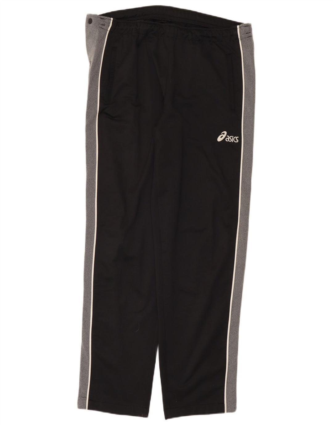 Asics Mens Tracksuit Trousers Medium Black Colourblock