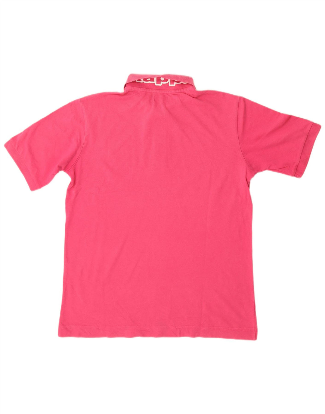 Kappa Mens Graphic Polo Shirt Medium Pink Cotton