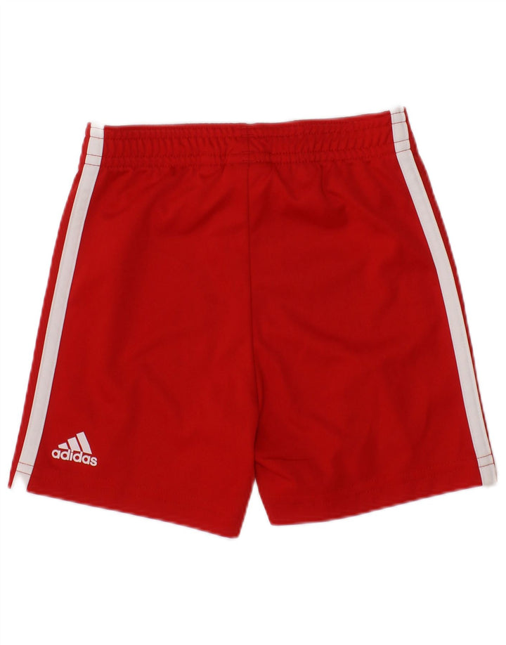 Adidas Baby Boys Liverpool Graphic Sport Shorts 6-9 Months Red Polyester