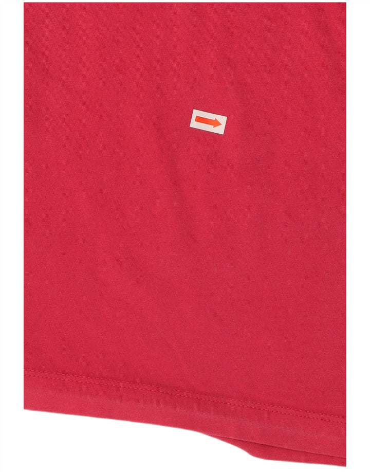 NIKE Mens T-Shirt Top Small Pink Cotton