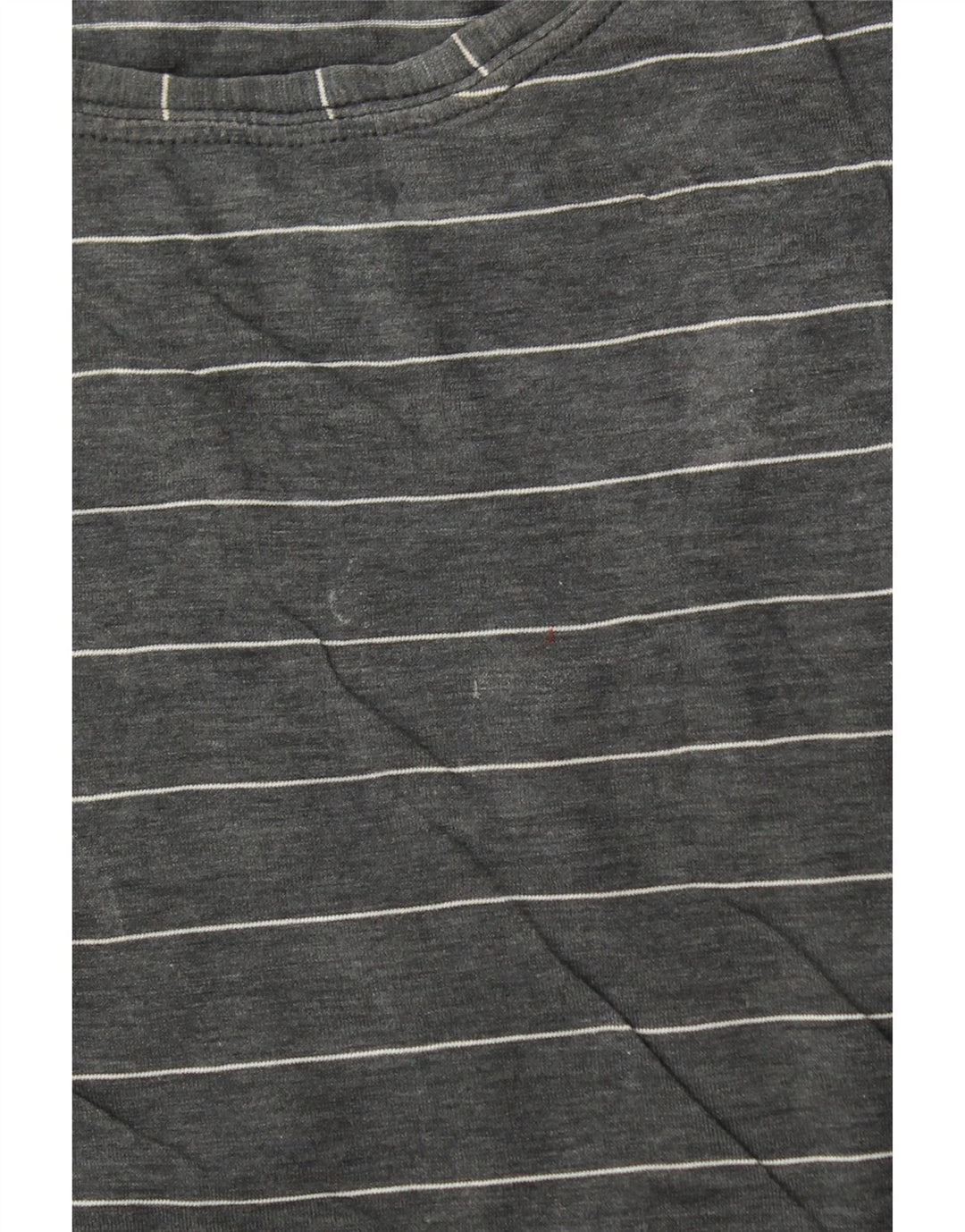 LULULEMON Womens T-Shirt Top UK 10 Small Grey Striped