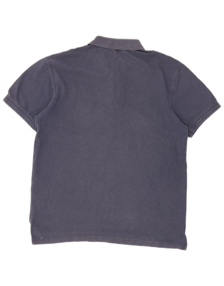 Levi's Mens Polo Shirt Large Navy Blue Cotton