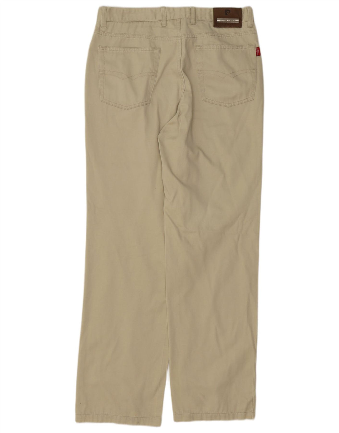PIERRE CARDIN Mens Straight Casual Trousers W32 L31 Beige