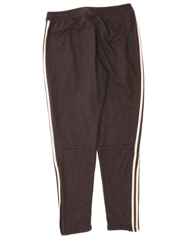 Adidas Mens Tracksuit Trousers Medium  Grey Cotton