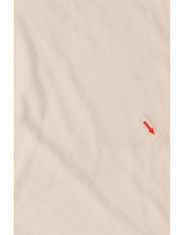 Superdry Mens Henley Top Long Sleeve XL White Cotton