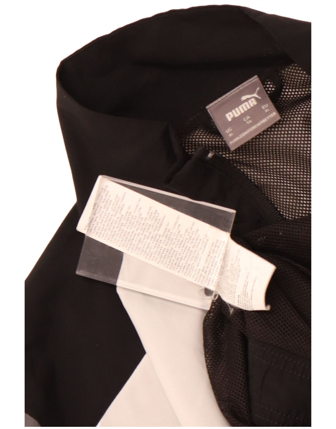 Puma Mens Tracksuit Top Jacket XL Black Colourblock Polyester