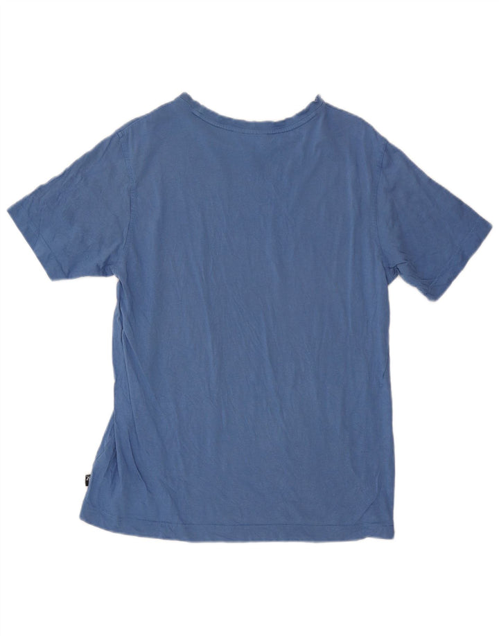 Puma Mens Graphic T-Shirt Top Medium Blue