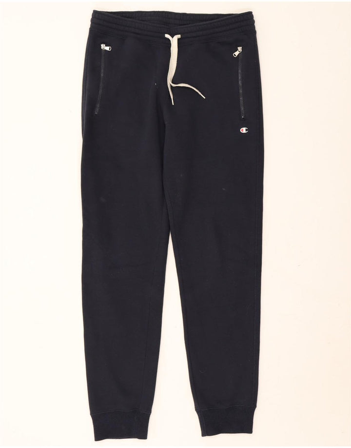 CHAMPION Mens Tracksuit Trousers Joggers Small  Navy Blue