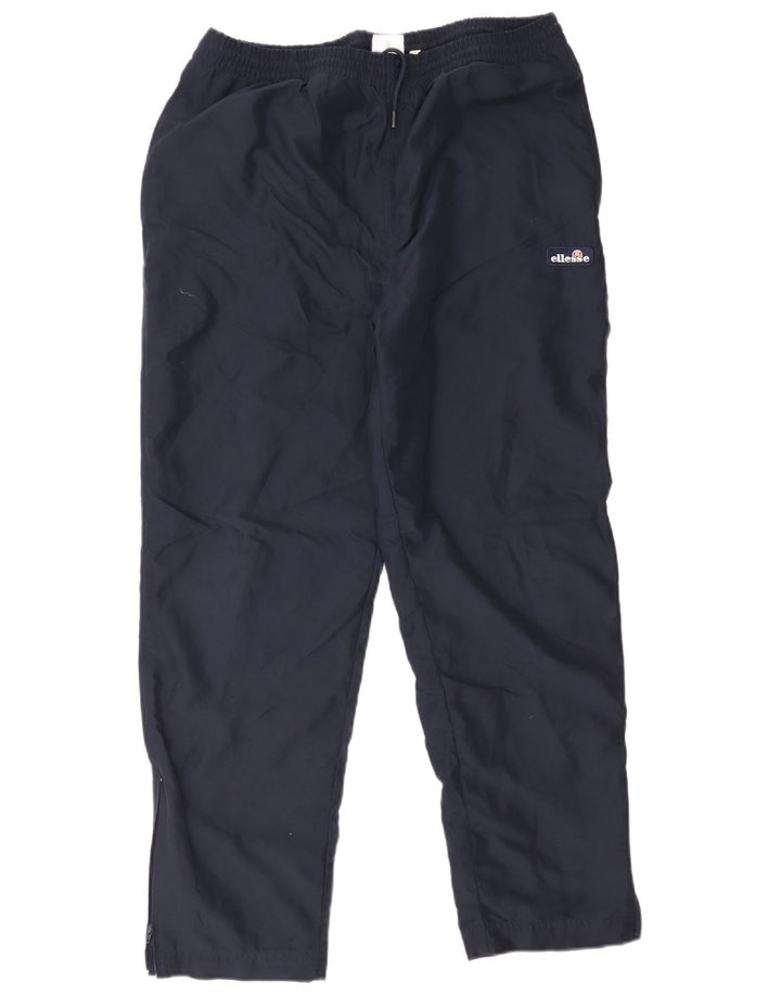 Ellesse Mens Tracksuit Trousers Large Navy Blue Polyester