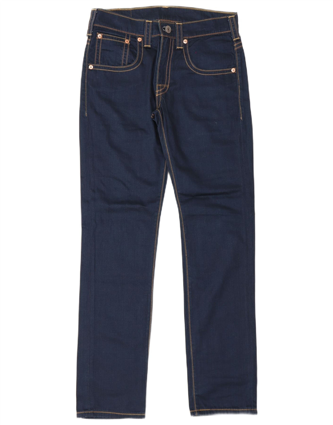 Levi's Mens 511 Slim Jeans W32 L34 Navy Blue Cotton