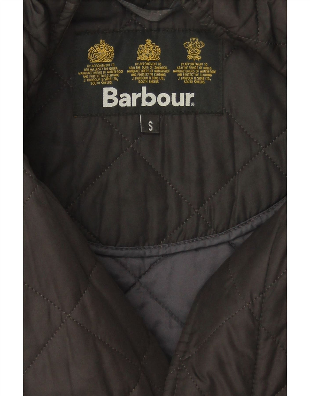 Barbour Mens Quilted Jacket UK 36 Small Black
