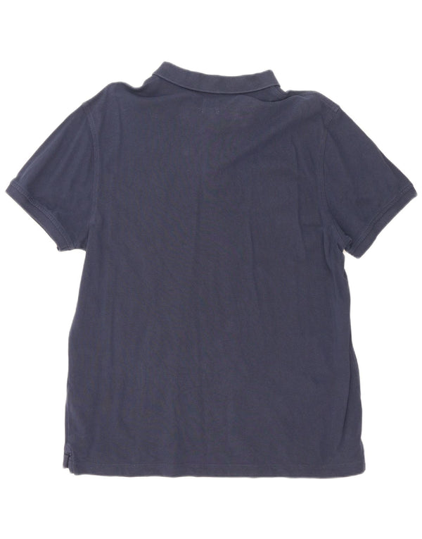 Levi's Mens Standard Polo Shirt Large Navy Blue Cotton