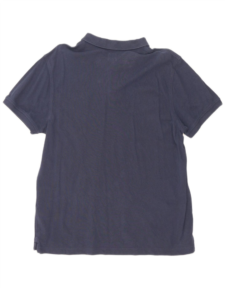 Levi's Mens Standard Polo Shirt Large Navy Blue Cotton