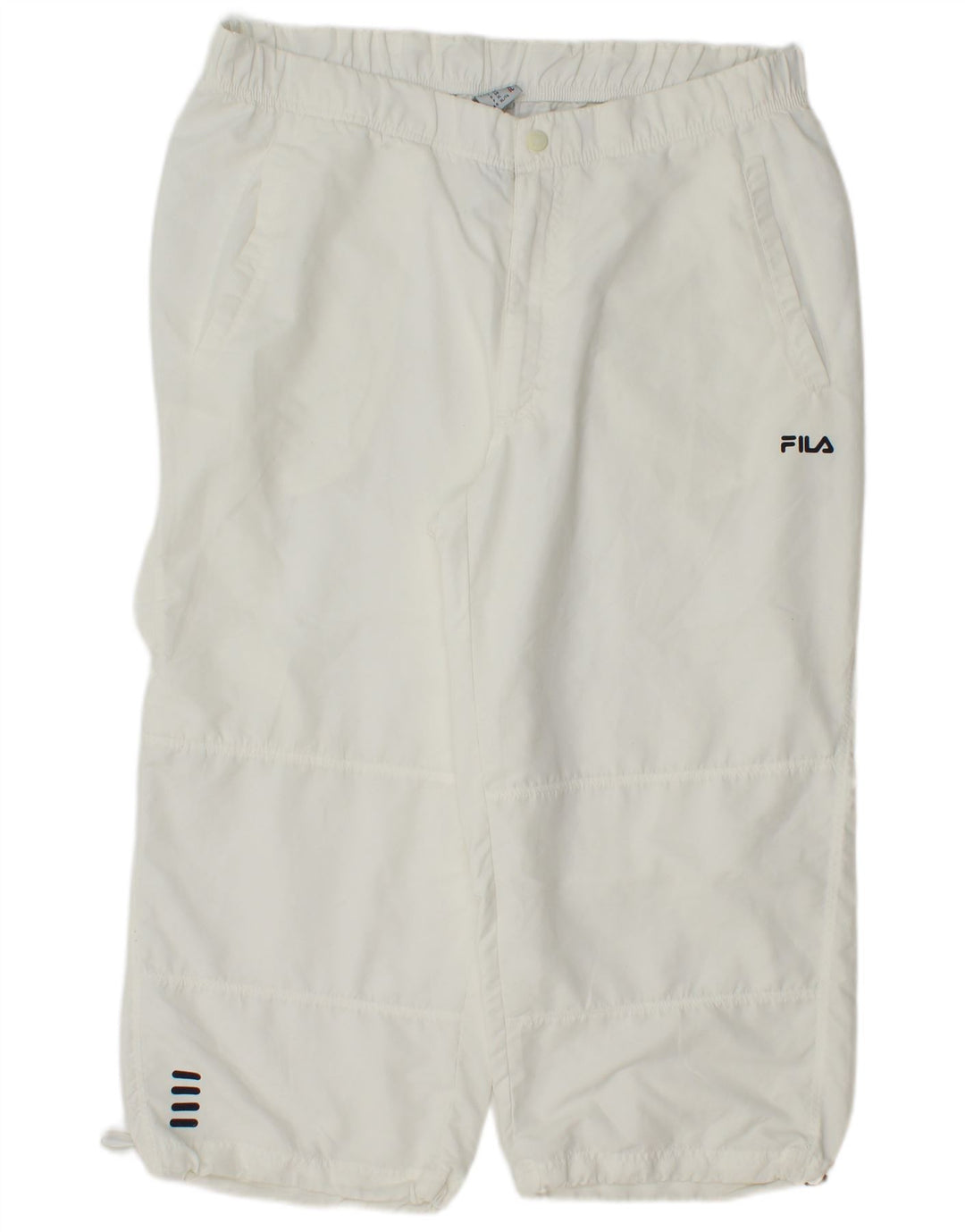Fila Mens Capri Tracksuit Trousers IT 56 XL White Polyester