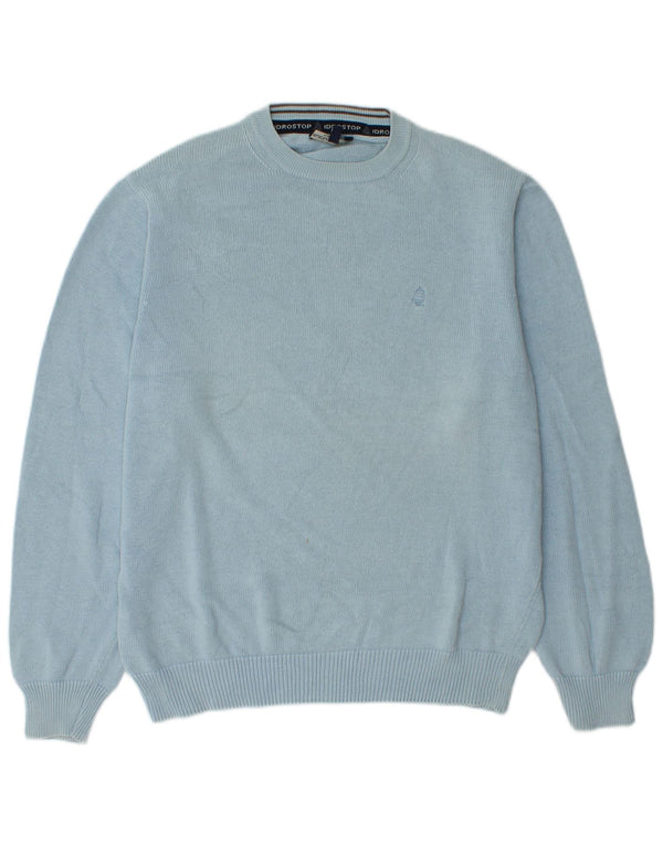 Marina Yachting Mens Crew Neck Jumper Sweater Medium Blue Cotton