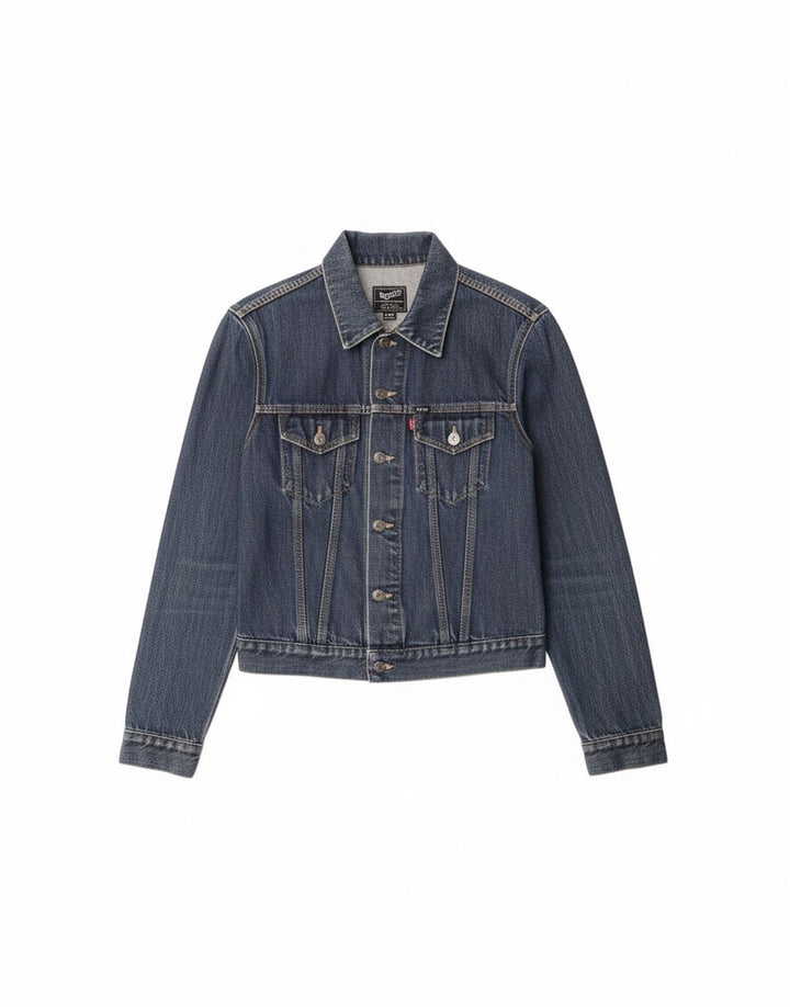 GAS Womens Denim Jacket UK 14 Medium Blue Cotton