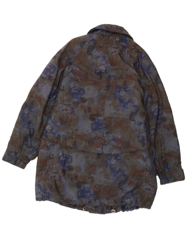 YOUR SIXTH SENSE Womens Windbreaker Coat UK 12 Medium Multicoloured Floral