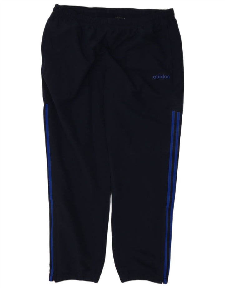 Adidas Mens Tracksuit Trousers XL Navy Blue Polyester