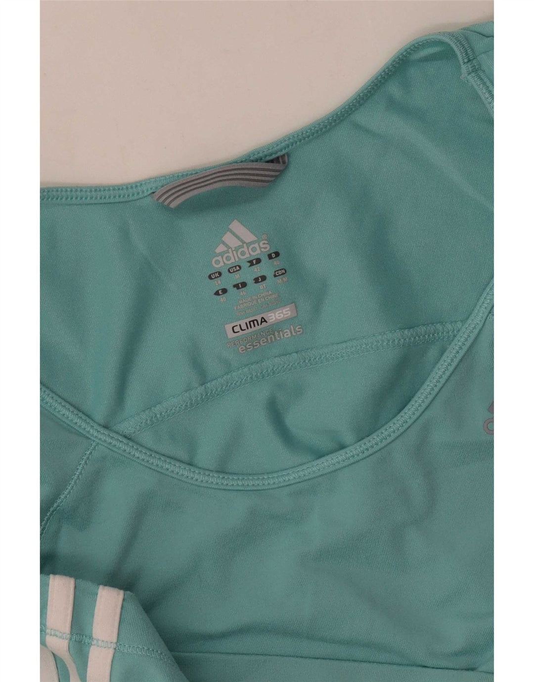 Adidas Womens Clima 365 Vest Top UK 14 Medium Blue