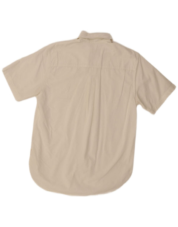 Timberland Mens Short Sleeve Shirt Medium White