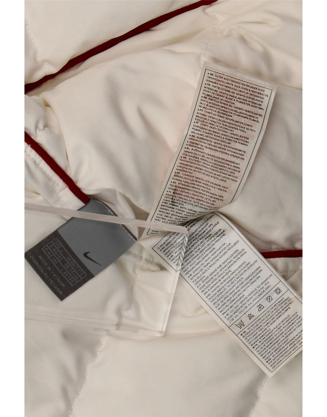 Nike Womens Reversible Padded Gilet UK 14/16 Large White Polyester