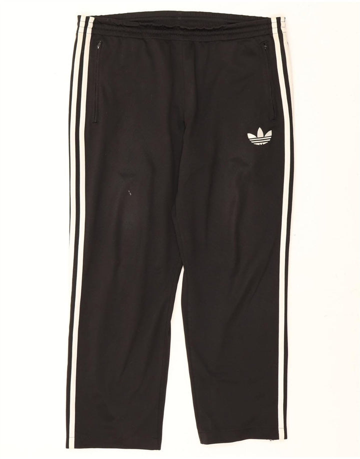 ADIDAS Mens Tracksuit Trousers Medium Black Polyester Vintage Adidas and Second-Hand Adidas from Messina Hembry 
