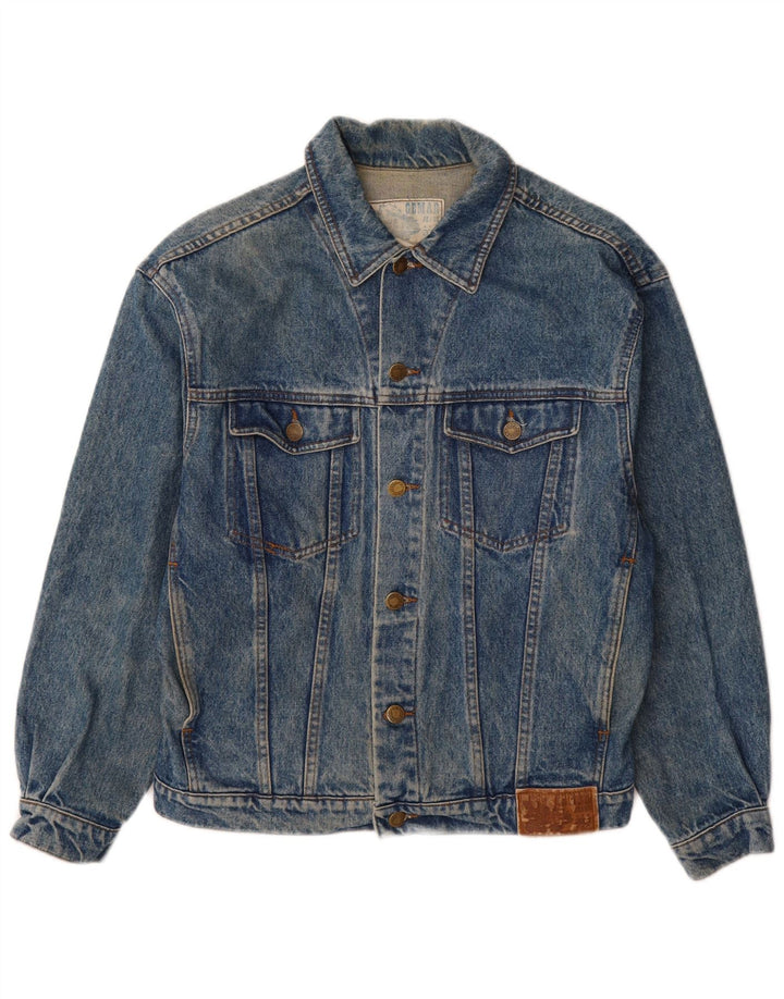 Vintage Mens Denim Jacket UK 36 Small Blue Cotton