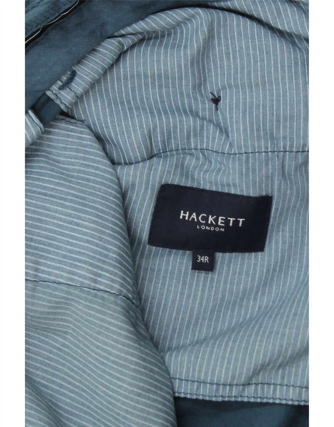 HACKETT Mens Straight Suit Trousers W34 L31 Blue